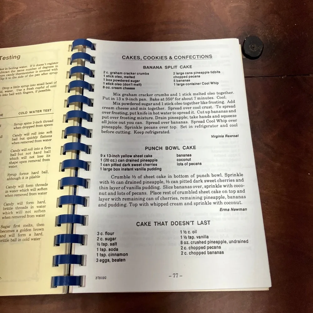 Domestic Engineer Recipes UAW Local 1895 1992 Cookbook Broken Arrow Oklahoma
